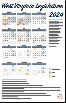 2024 Legislative Calendar